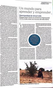 Reportaje de ABC sobre el cultivo de la trufa negra en Soria.